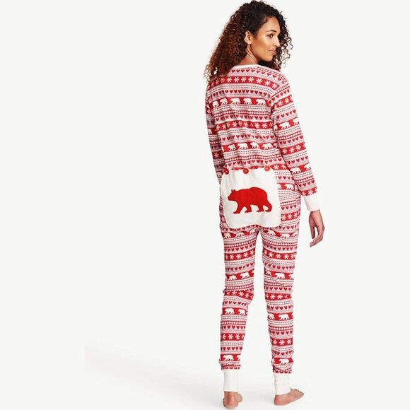 NWT Hatley Fair Isle Bear & Moose Family Union Sleepwear XL NWT - Picture 3 of 9
